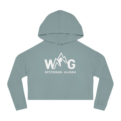 WAYG Collection- Ketchikan Alaska- Women’s Cropped Hooded Sweatshirt