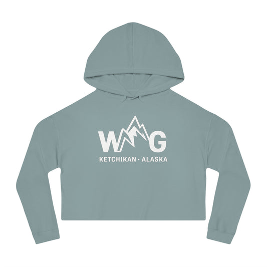 WAYG Collection- Ketchikan Alaska- Women’s Cropped Hooded Sweatshirt