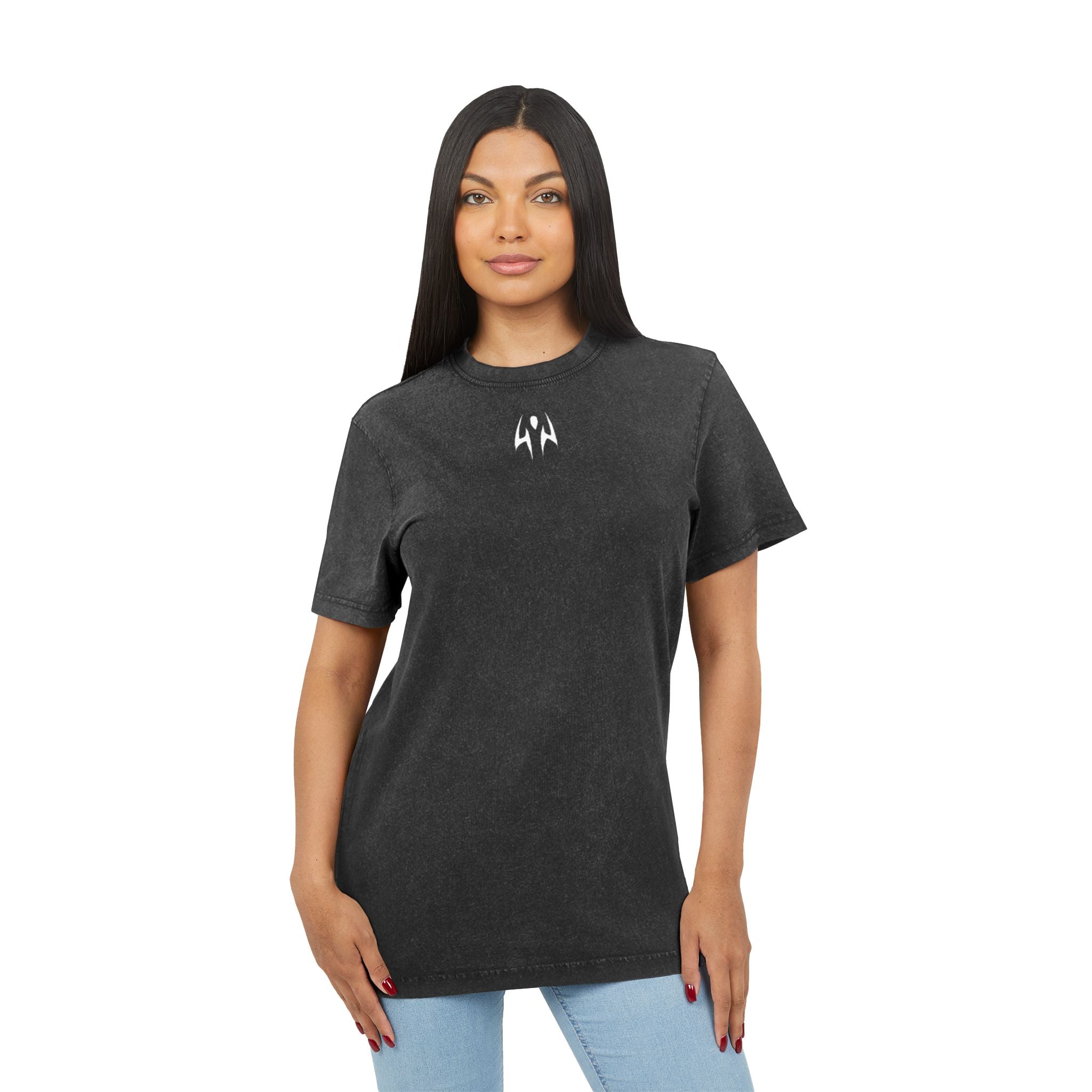 Anime Acid Wash Graphic Tee, Vintage Style Round Neck T-Shirt, Anime Inspired, Casual Wear for Home, Gifts for Her or Him, Streetwear