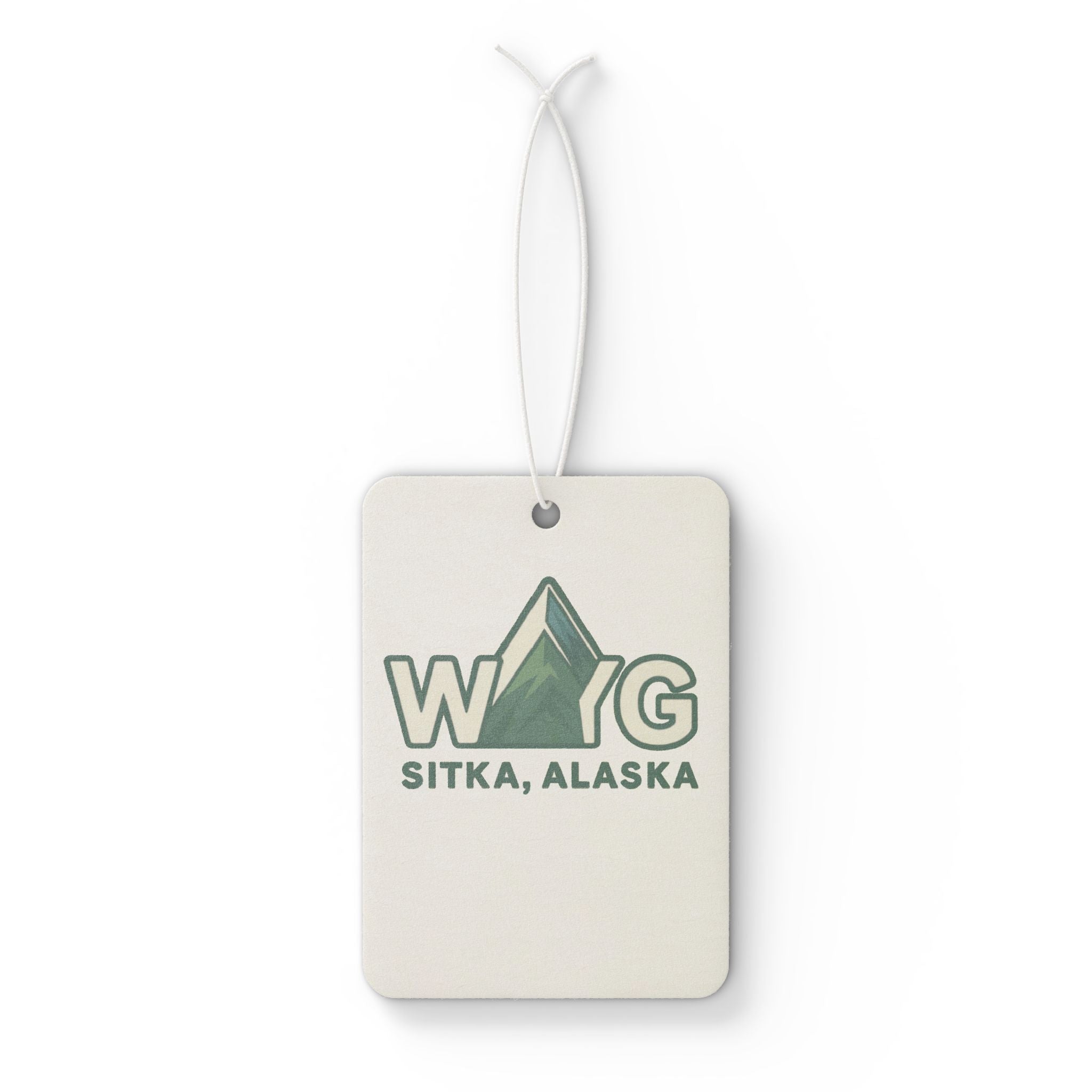 WAYG Collection- Sitka Alaska- Mountain Car Air Freshener, Eco-Friendly Scent Diffuser