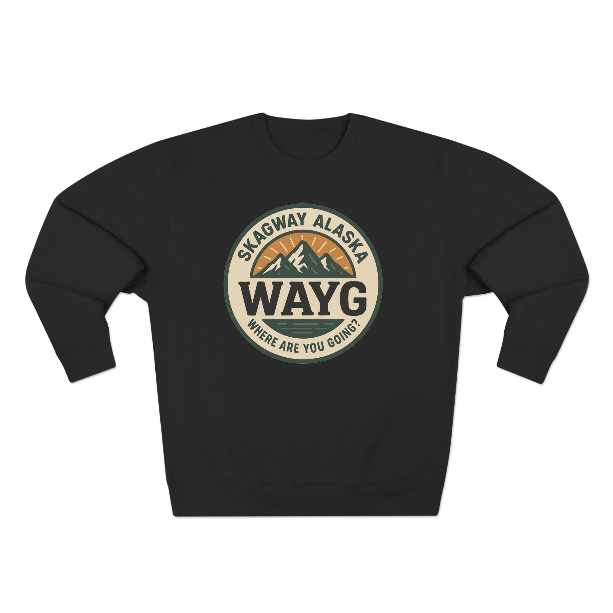 WAYG- Collection- Skagway Alaska-Unisex Crewneck Sweatshirt-