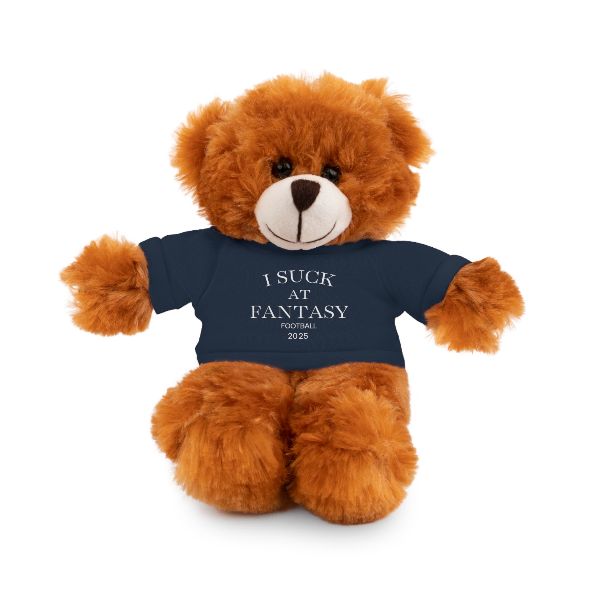 Fantasy Football Stuffed Animal, Cuddle Toy, Sports Gift, Personalized Plush Bear, Fun Gift Idea for Fans