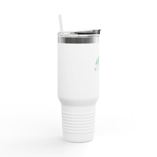 Eco-Friendly Insulated Travel Mug - 40oz with Mountains Design
