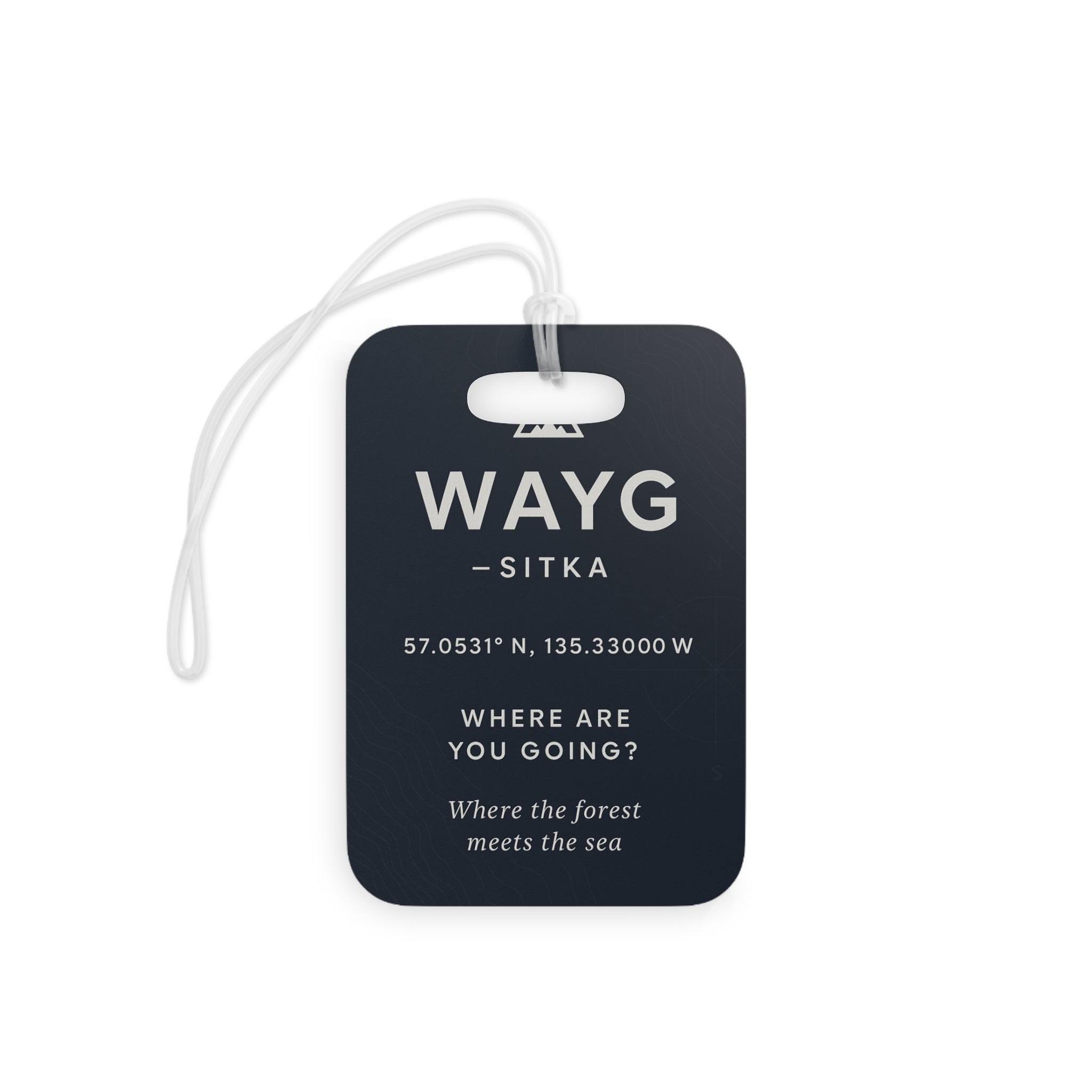 WAYG Collection- Sitka Alaska- Luggage Tags -