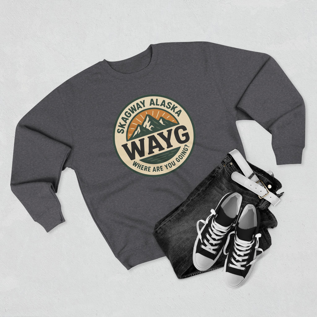 WAYG- Collection- Skagway Alaska-Unisex Crewneck Sweatshirt-