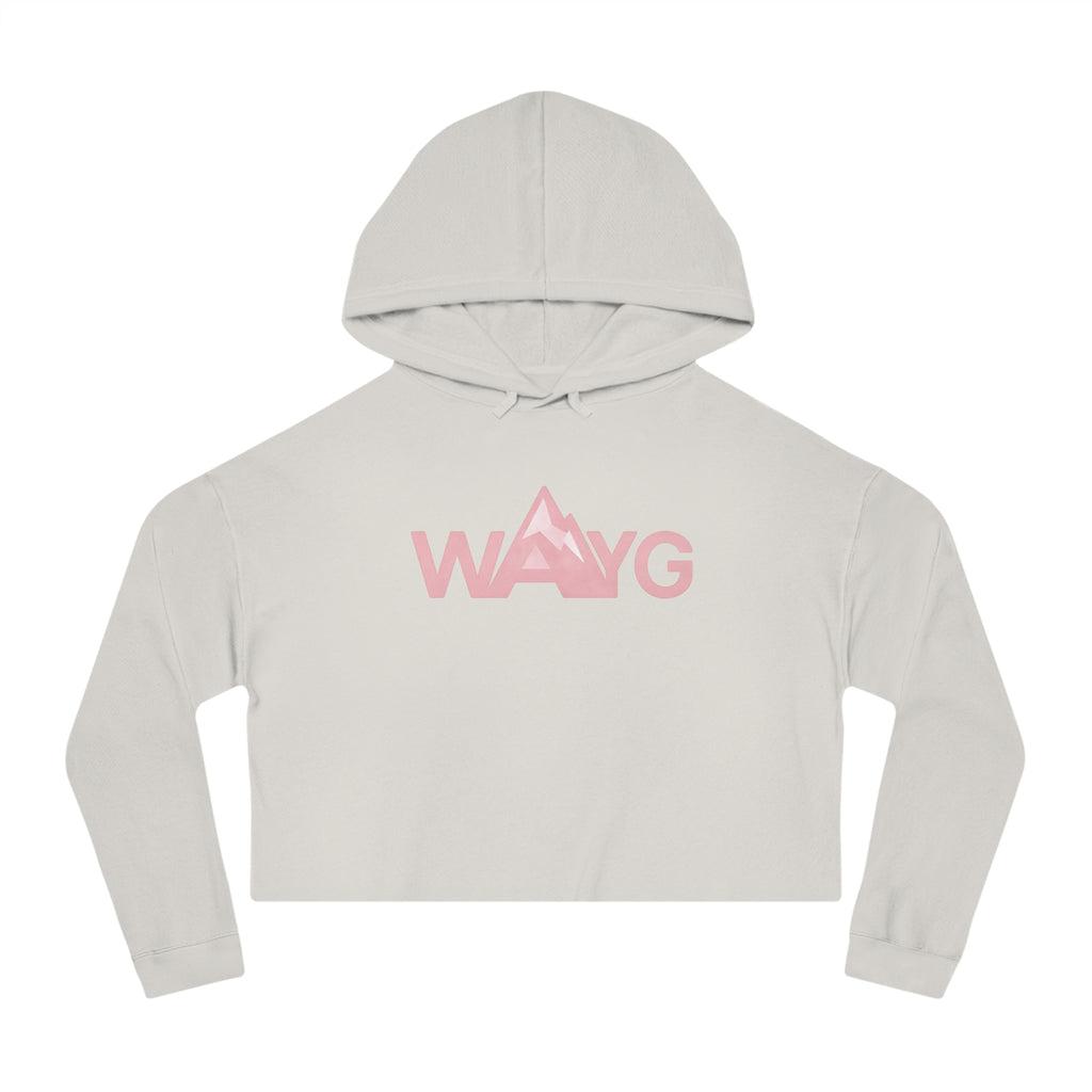 WAYG Collection- Tie-Die- Pastel- Women’s Cropped Hooded Sweatshirt