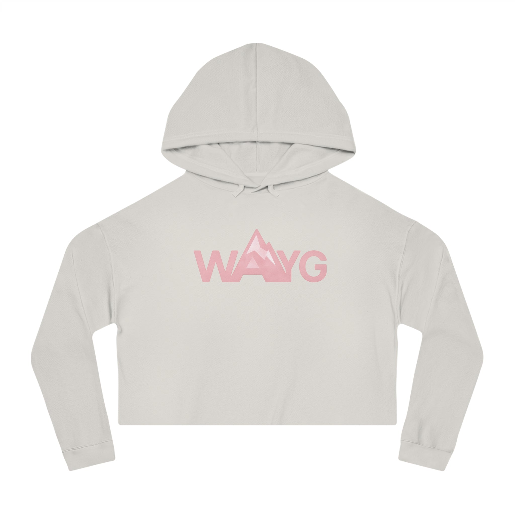 WAYG Collection- Tie-Die- Pastel- Women’s Cropped Hooded Sweatshirt