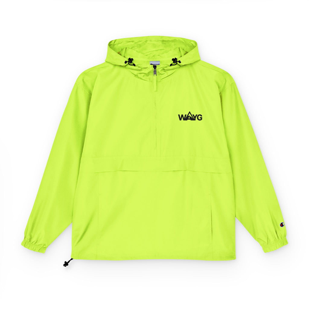 WAYG- Drop 1- Champion Unisex Packable Anorak Jacket - Lightweight Windbreaker
