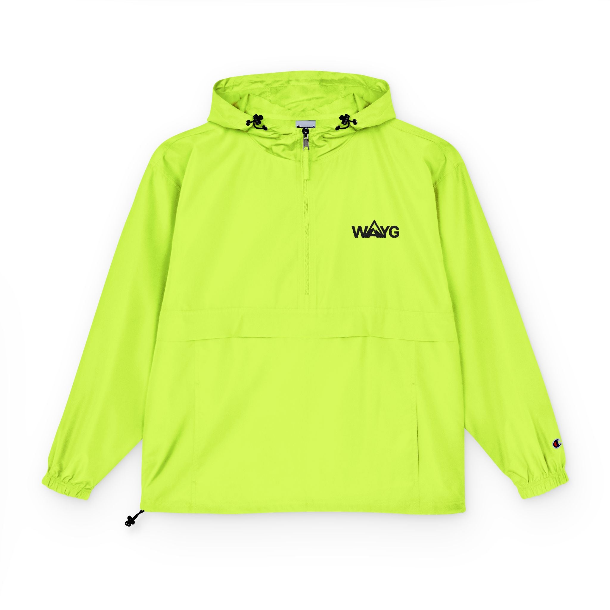 WAYG- Drop 1- Champion Unisex Packable Anorak Jacket - Lightweight Windbreaker