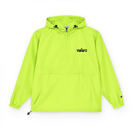 WAYG- Drop 1- Champion Unisex Packable Anorak Jacket - Lightweight Windbreaker