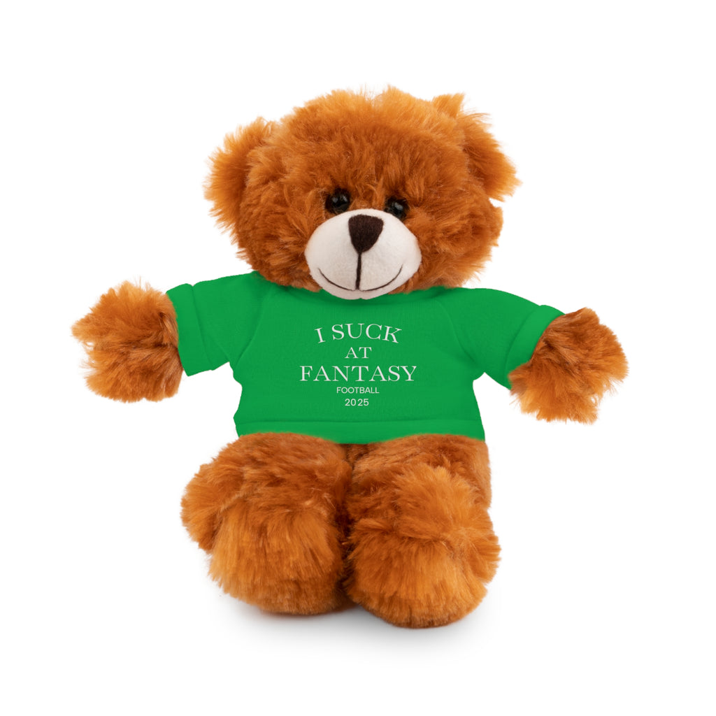 Fantasy Football Stuffed Animal, Cuddle Toy, Sports Gift, Personalized Plush Bear, Fun Gift Idea for Fans