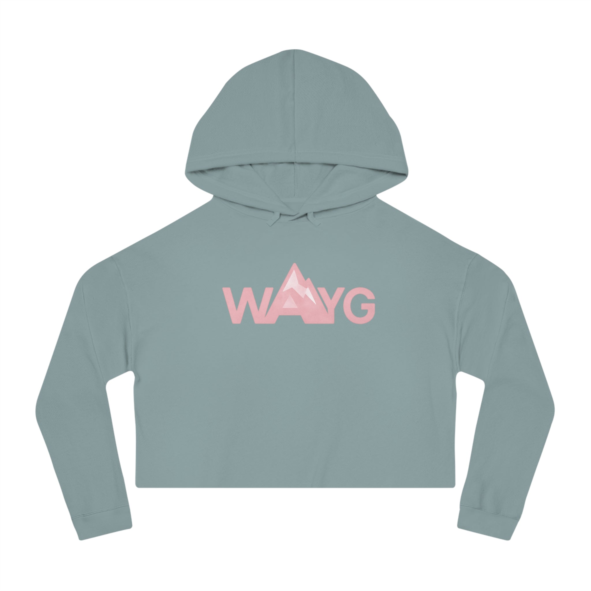 WAYG Collection- Tie-Die- Pastel- Women’s Cropped Hooded Sweatshirt