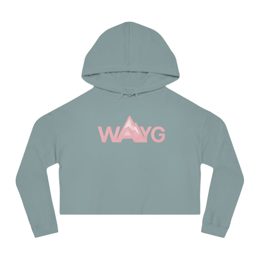 WAYG Collection- Tie-Die- Pastel- Women’s Cropped Hooded Sweatshirt