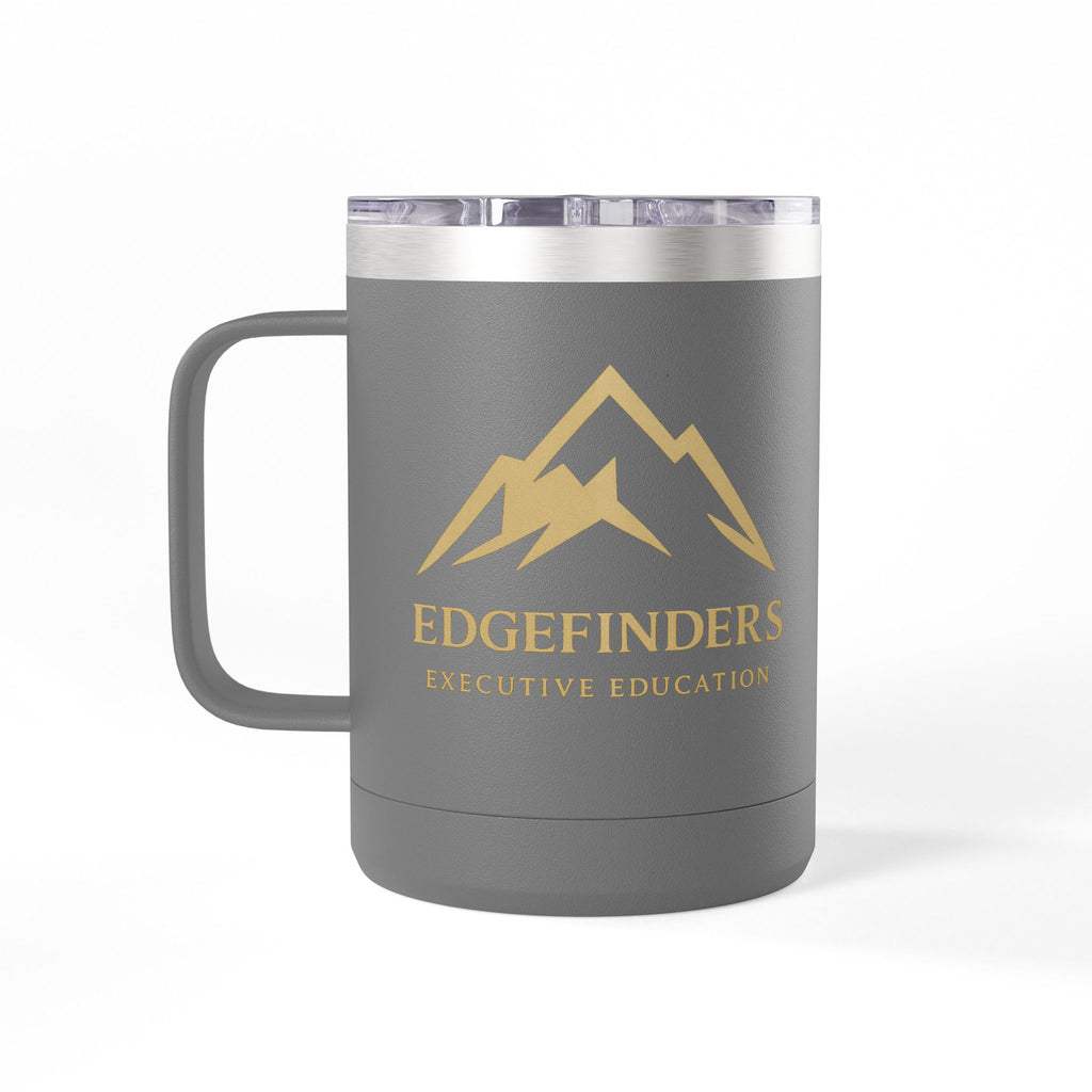 Mountain Adventure Coffee Mug Tumbler, 15oz - Perfect Gift for Nature Lovers, Hiking Enthusiasts, Camping, Outdoor Adventures, Travel Mug