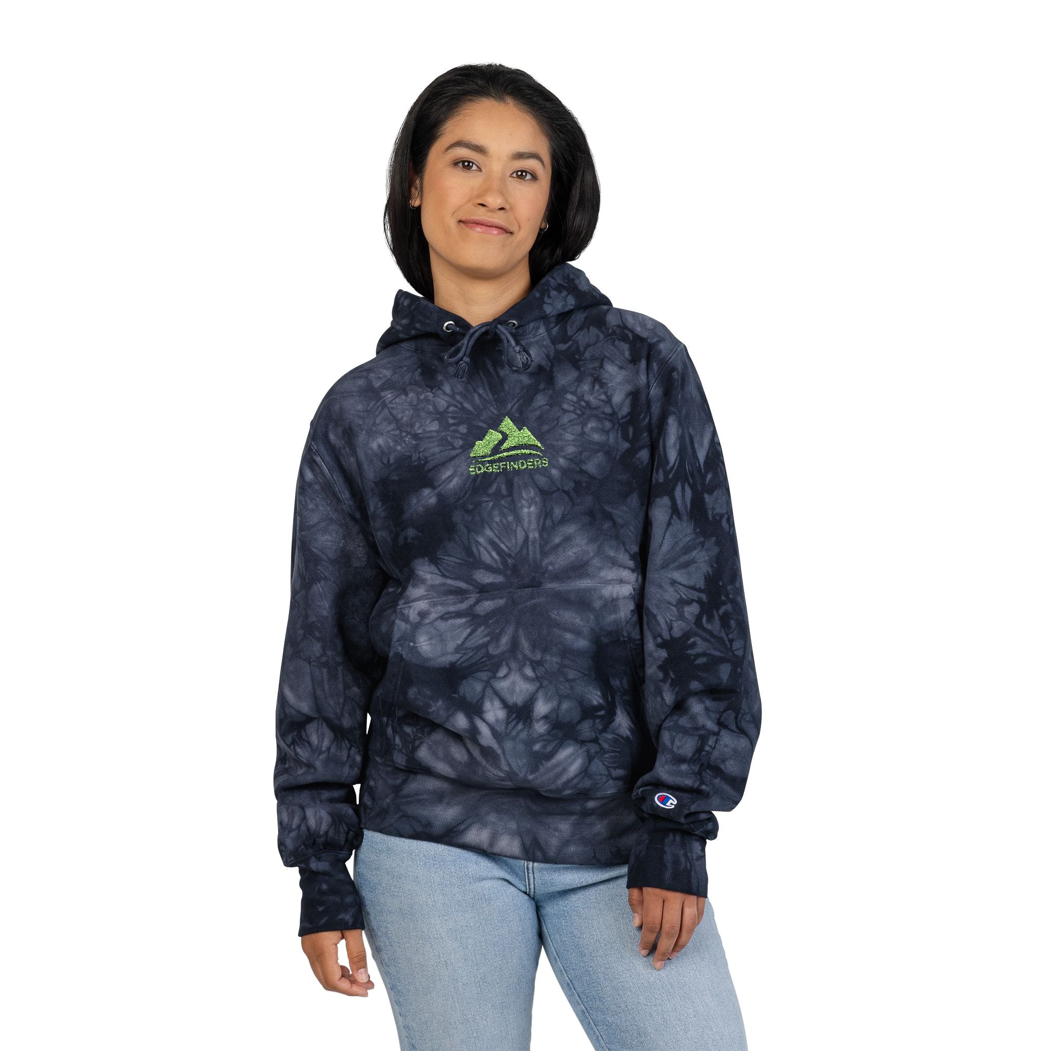Unisex Champion Tie-Dye Hoodie with Mountain Embroidery | Cozy Urban Fashion, Perfect Gift for Friends and Family, Ideal for Casual [...]