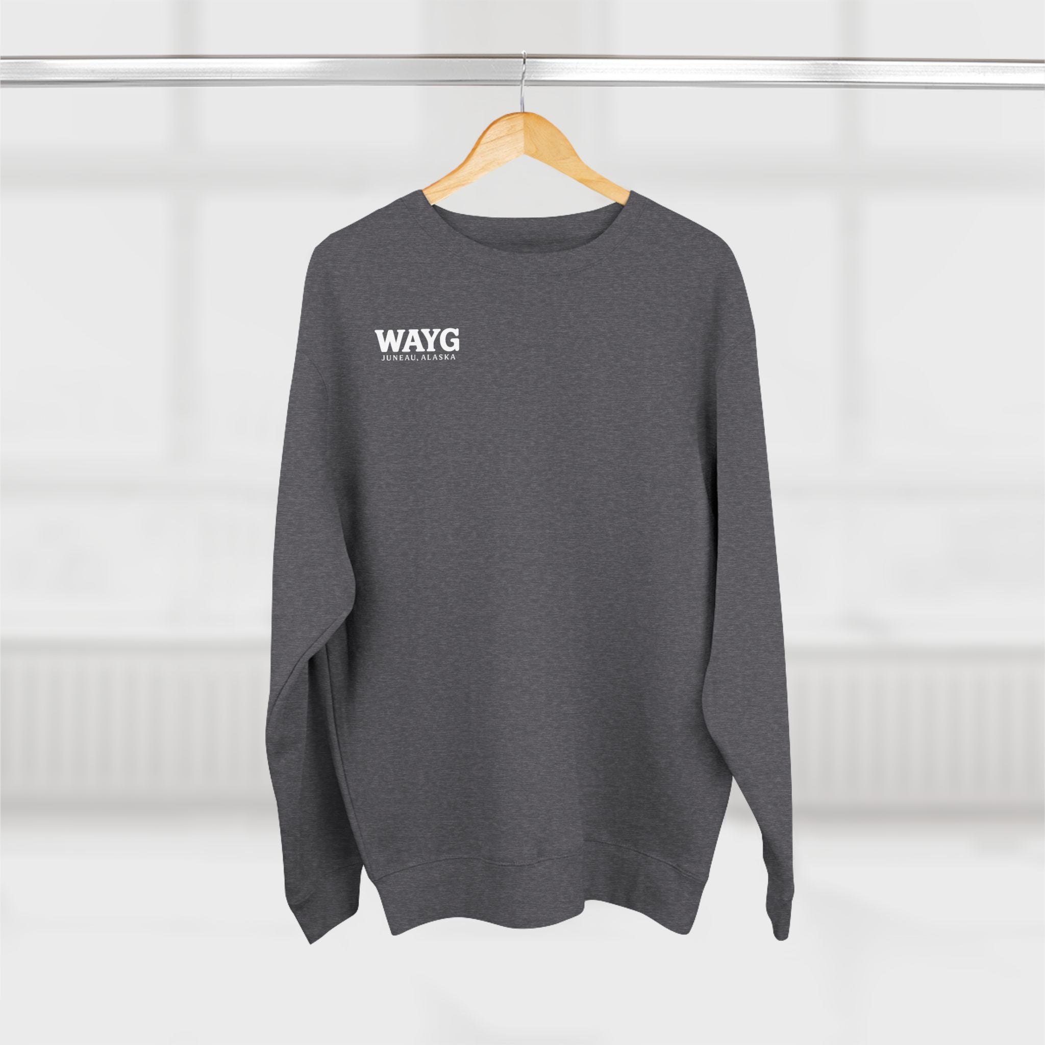 WAYG- Collection- Juneau Alaska-Unisex Crewneck Sweatshirt- Whale Watching