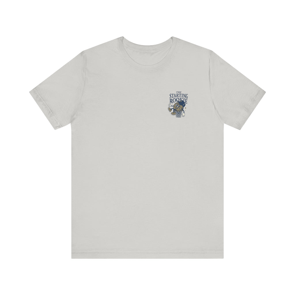 The Starting Rookie Unisex Tee | Cute Basketball Shirt, Sports Fan Apparel, Gift for Athletes, Casual Wear, Back-to-School Tee