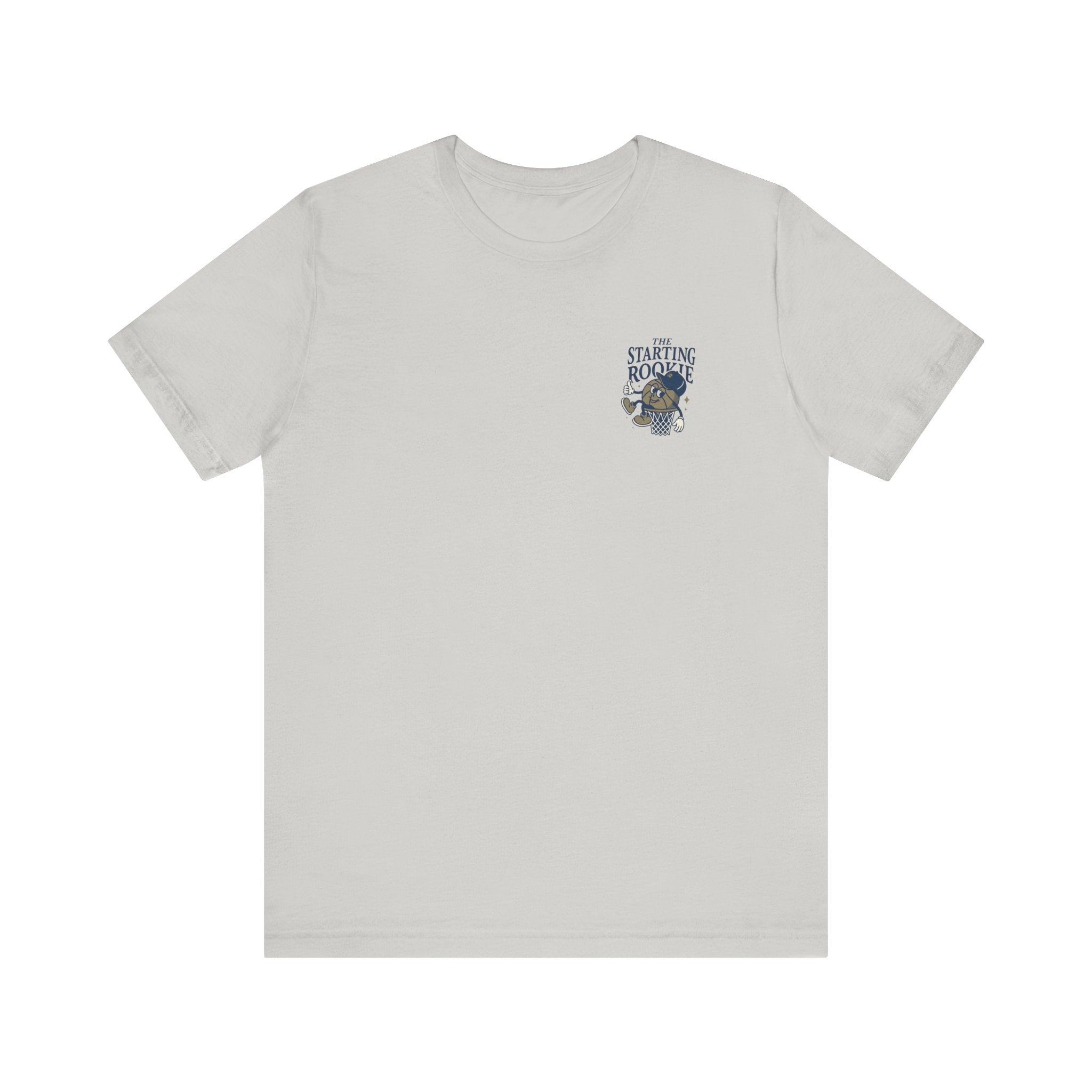 The Starting Rookie Unisex Tee | Cute Basketball Shirt, Sports Fan Apparel, Gift for Athletes, Casual Wear, Back-to-School Tee