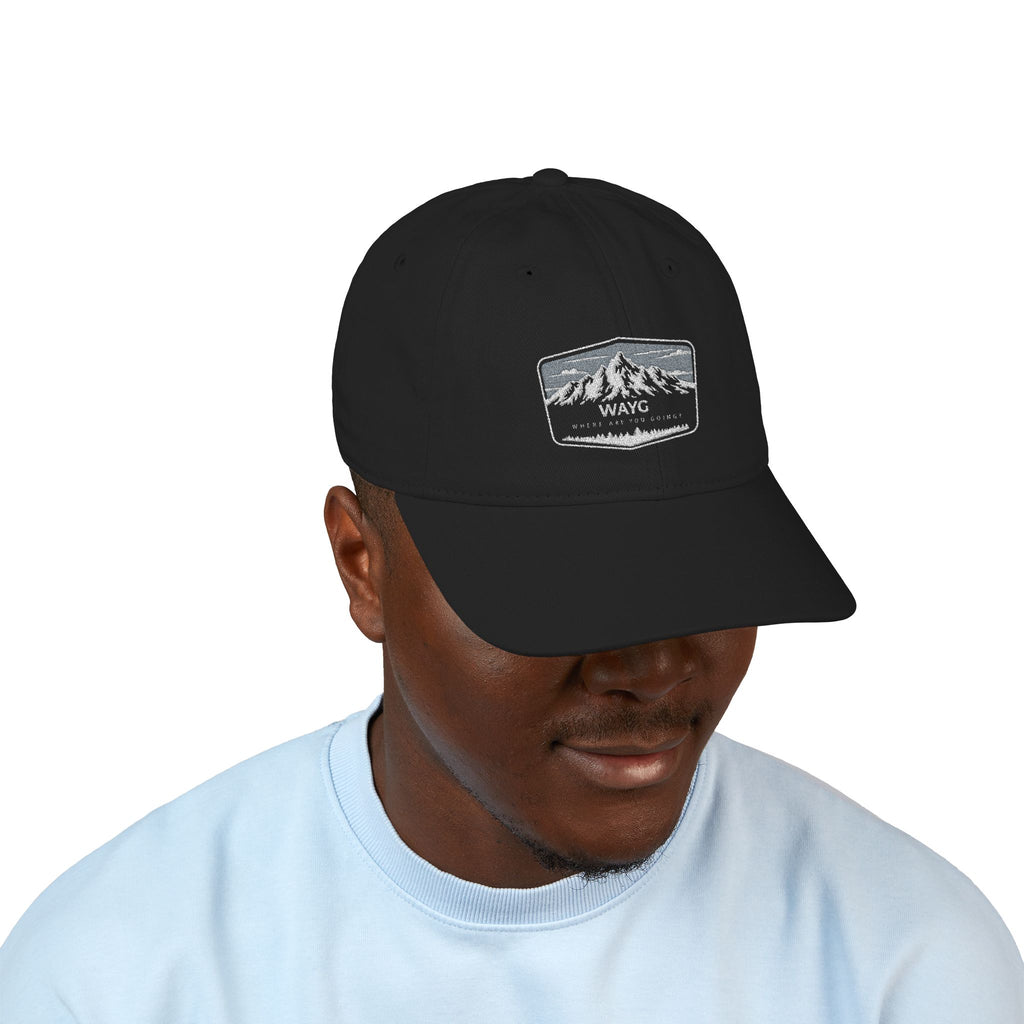 Organic Embroidered Baseball Cap - Eco-Friendly Hat for Outdoor Adventures, Casual Wear, Gifts, Hiking, Festivals