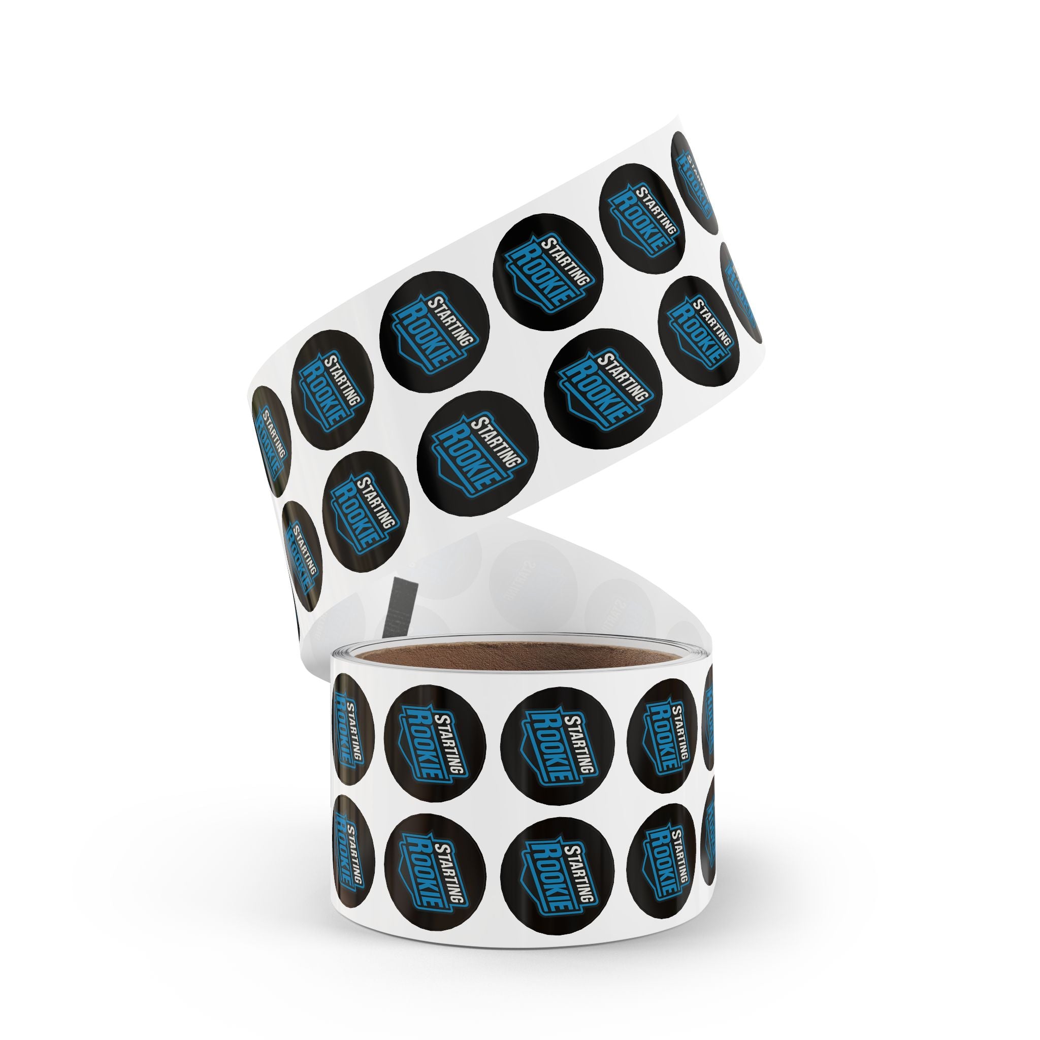 Starting Rookie Round Sticker Roll - Fun Labels for Parties, Scrapbooking, Gift Wrapping, Celebrations, Sports Events