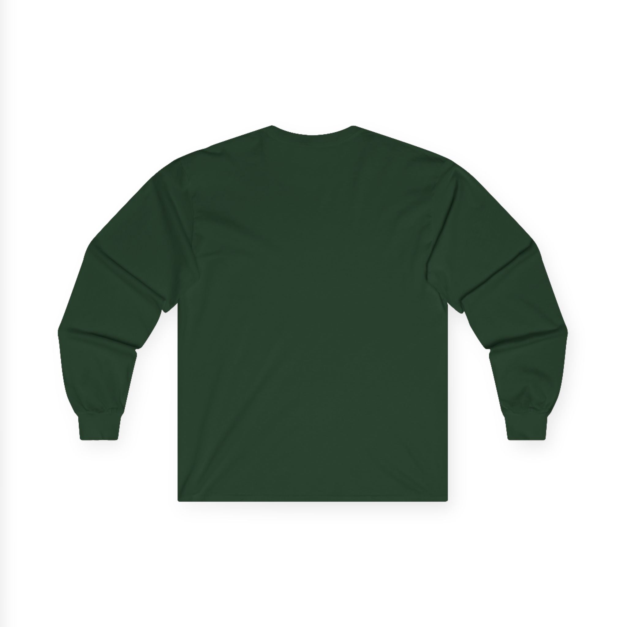 Unisex Ultra Cotton Long Sleeve Tee - Adventure Ready with Mountain Design