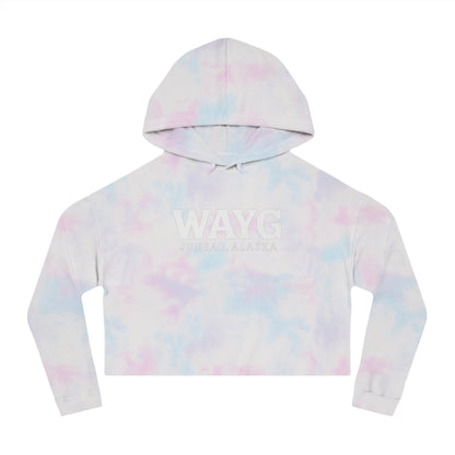 WAYG Collection- Juneau Alaska- Women’s Cropped Hooded Sweatshirt