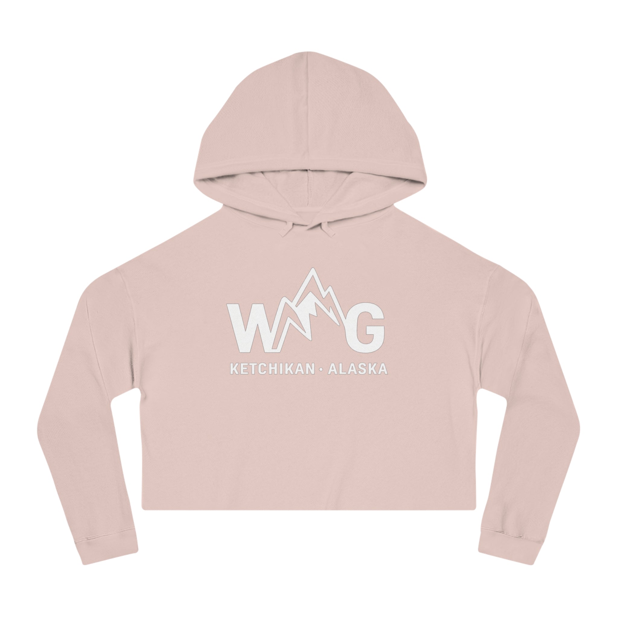 WAYG Collection- Ketchikan Alaska- Women’s Cropped Hooded Sweatshirt
