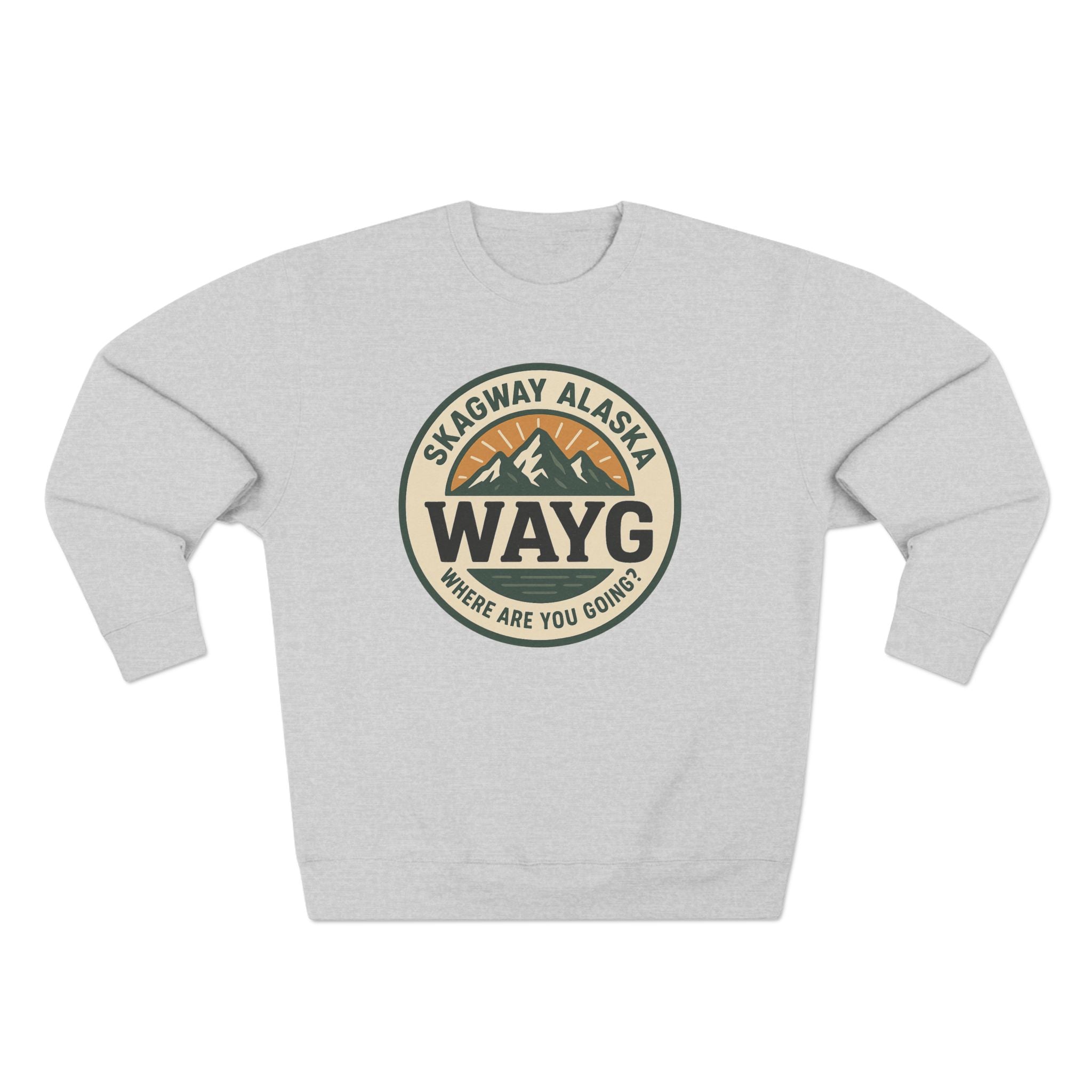 WAYG- Collection- Skagway Alaska-Unisex Crewneck Sweatshirt-