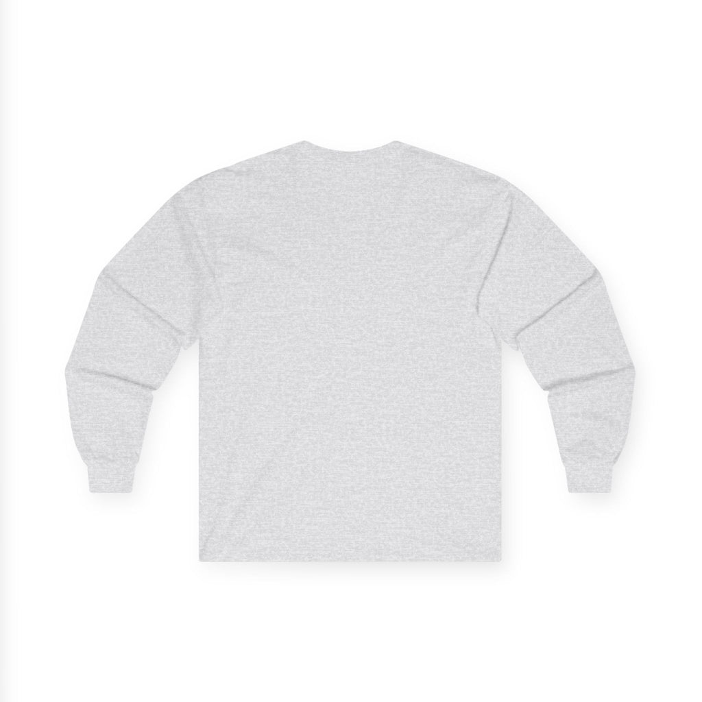 Unisex Ultra Cotton Long Sleeve Tee - Adventure Ready with Mountain Design