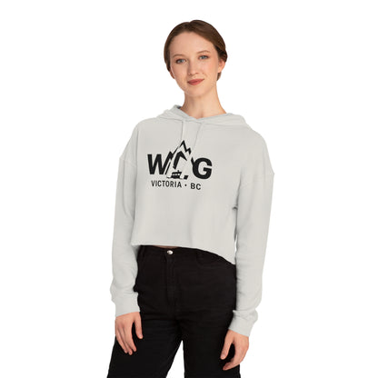 WAYG Collection- Victoria BC Canada- Women’s Cropped Hooded Sweatshirt