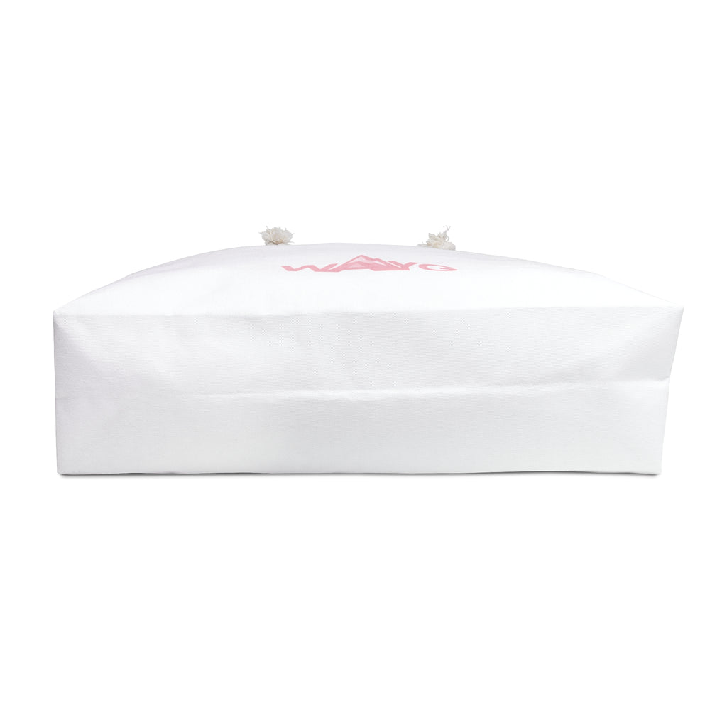 Weekender Bag - Soft Pink WAVY Logo Travel Tote