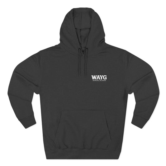 WAYG Collection- Juneau Alaska - Three-Panel Fleece Hoodie